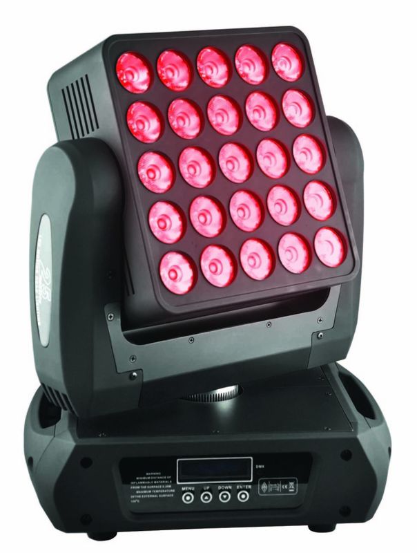 25 X12 W LED Scheuklappen-Beleuchtungs-Matrix-Licht des Strahln-bewegliches Hauptlicht-RGBW