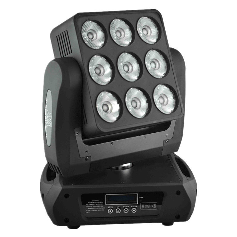 Hohes Brithness 9 Sharpy-Strahln-Matrix-Hauptlichter Wäsche X12 W RGBW LED bewegliche helle