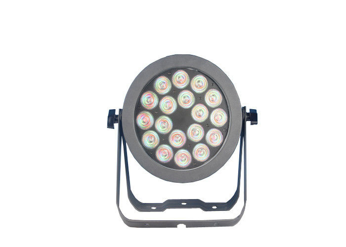 18 PC 6 1 in den Stadiums-Gleichheits-Dosen-Lichtern RGBW LED mit Aluminium druckgegossener Wohnung