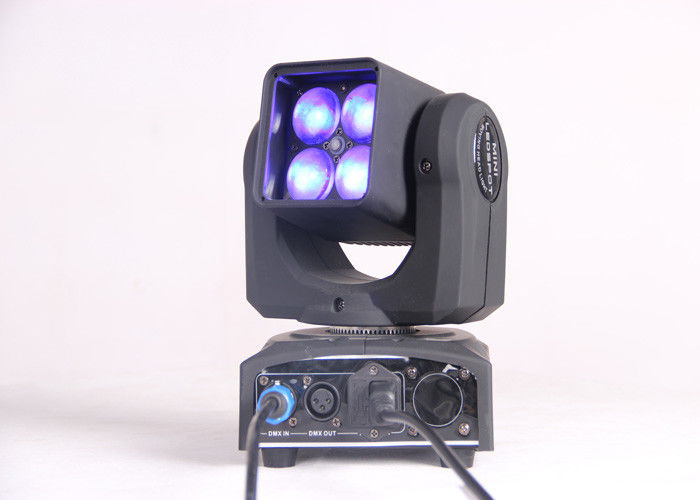 4 bewegliches Hauptlicht der PC-25 w RGBW LED mit Öffnungswinkel 5-40° für DJ, Disco
