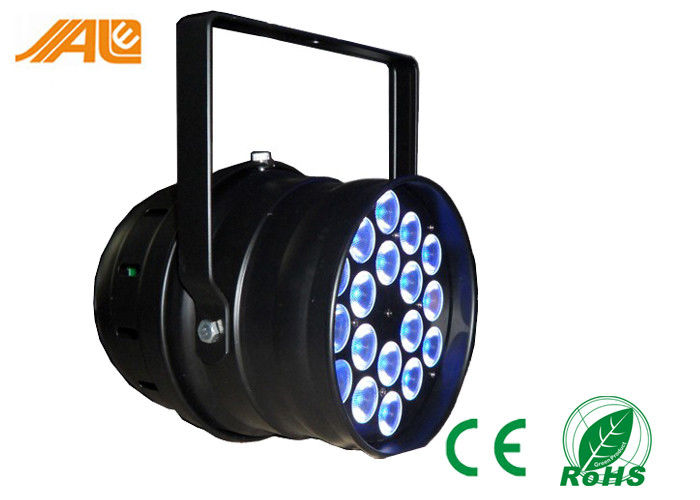 Innen-18 x 3w/Gleichheit 9w RGB 3in1 LED können Lichter geführte Stadiums-Lampe der Gleichheits-64 DMX für Disco