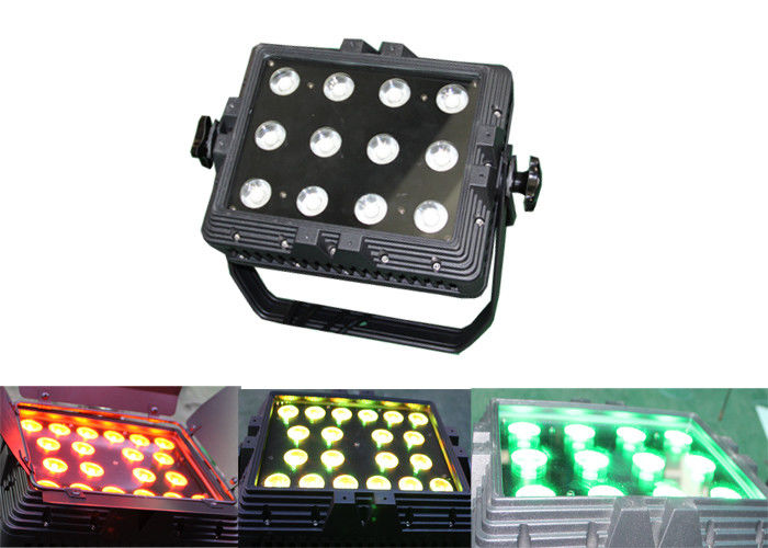 IP65 imprägniern 12 * 3W RGB LED Disco inszenieren im Freien DJ der Wand-Waschmaschinen-DMX512 Beleuchtung