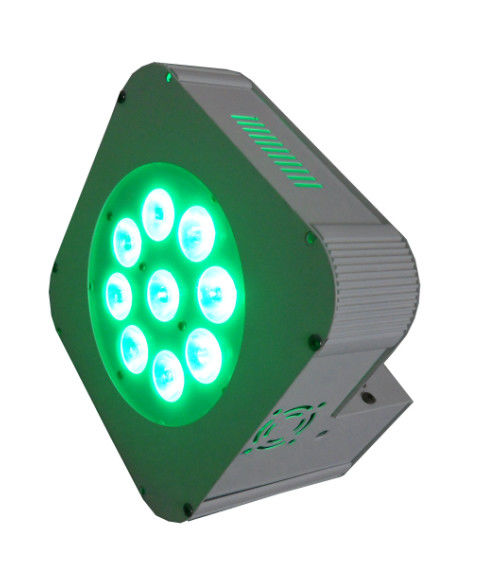 Batterie-Radioapparat ließ farbenreiches des Radioapparat-LED flaches Gleichheits-Licht Gleichheits-der Dosen-9pcs LED laufen