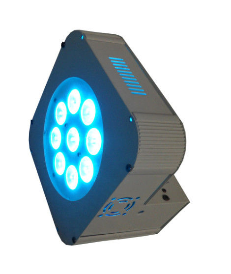 9 drahtlose LED Gleichheits-Dosen x 15w RGBWA 5in1 Dmx, batteriebetriebenes geführtes Uplight im Freien