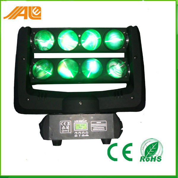 Inszenieren Sie Rgbw geführten hellen beweglichen Hauptstrahln-Effekt DMX 512 der Spinnen-10w