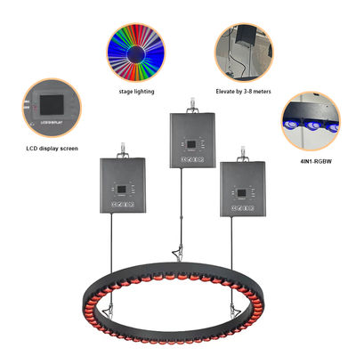 3m DMX Winde LED Kinetische Kugel Dreieck Tube Heben opan Kugel